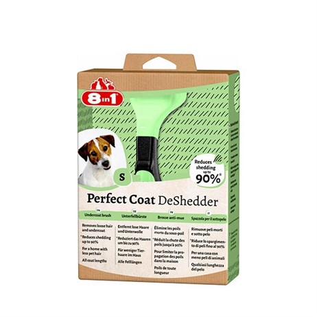 8in1 Perfect Coat DeShedder Furminator Küçük Irk Köpek Tarağı [S]