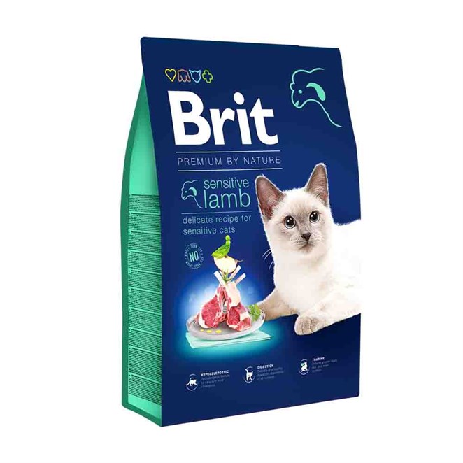 Brit Premium Sensitive Kuzu Etli Kedi Maması 8 Kg