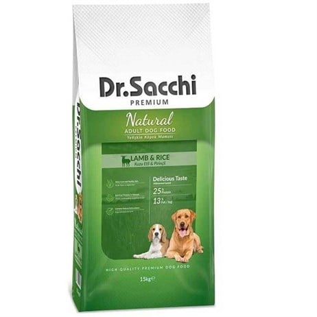 Dr.Sacchi Kuzulu Ve Pirinçli Yetişkin Köpek Maması 15kg
