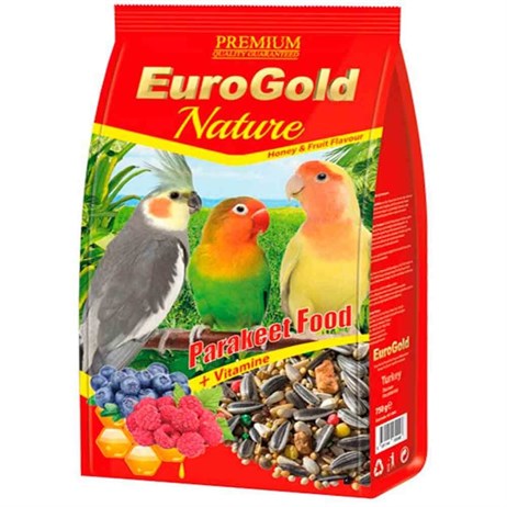 EuroGold Meyve Aromalı Paraket Yemi 750gr