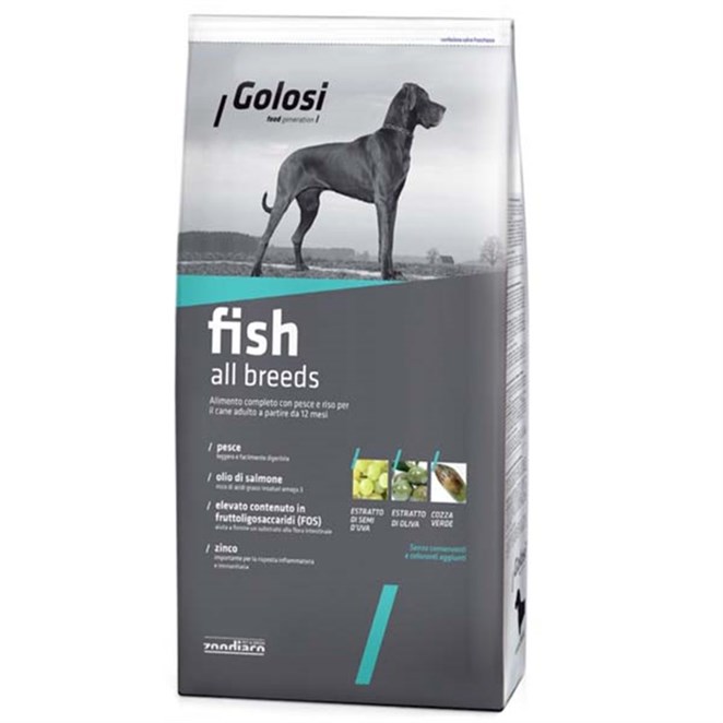 Golosi Fish & Rice Balıklı Köpek Maması 3 Kg