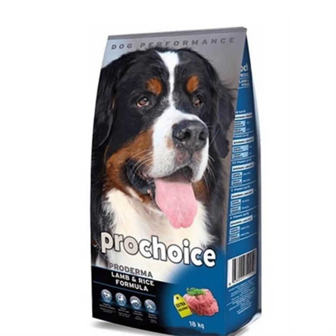 Pro Choice Proderma Kuzu Etli Pirinçli Yetişkin Köpek Maması 18 Kg
