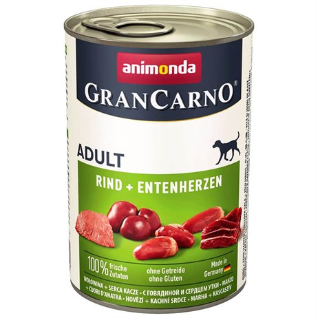 Animonda Gran Carno Hindi Eti ve Ördek Yürekli Köp