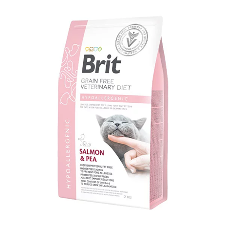 Brit Veterinary Diet Hypo-Allergenic Cilt Sağlığı Destekleyici Kedi Maması 2kg
