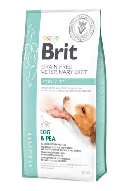 Brit Veterinary Diet Struvite İdrar Yolu Sağlığı Destekleyici Tahılsız Köpek Maması 12 Kg