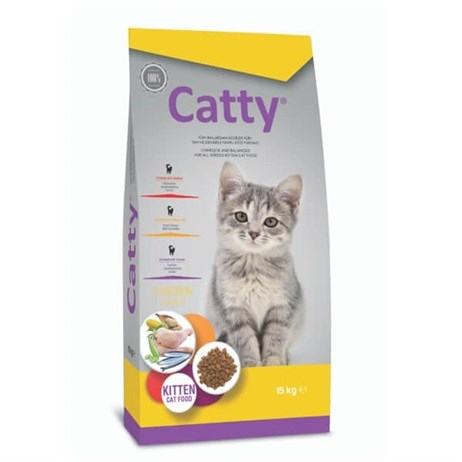 Catty Tavuklu Yavru Kedi Maması 15kg