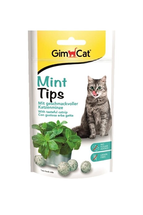 GimCat Mint Tips Ödül Tableti 40gr